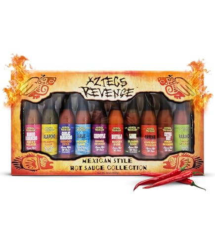 Amazon.com : Tilz, Hot Sauce Gift Sets |24 Hot Sauce Bottles